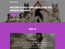 Tablet Screenshot of bandb4dogs.com